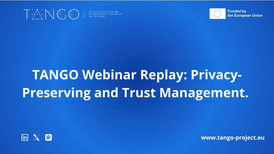 Reply of TANGO webinar