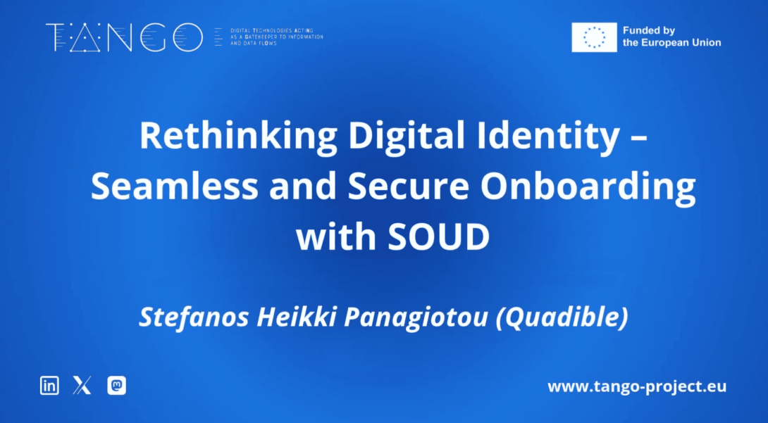 Rethinking Digital Identity – Seamless and Secure Onboarding with SOUD
